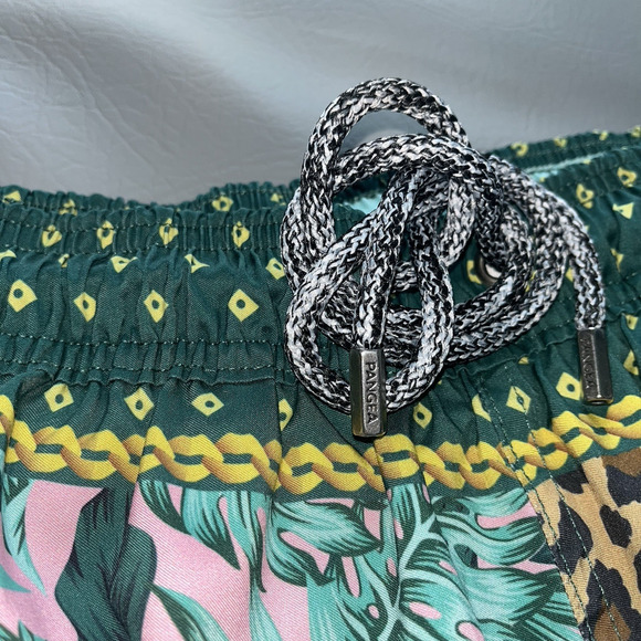 Pangea X Funboy | Medium Swim Trunks | Eclectic | Geometric Animal Print | Lined - Picture 2 of 10